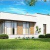 maison toit terrasse cube cubique toit plat bac acier moderne