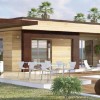 maison toit terrasse cube cubique toit plat bac acier moderne