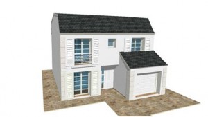 toit toiture Mansart mansard zinc ardoise 4 R1 Moderne Maison Constructeur Architecte