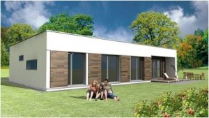 Toit Terrasse cube cubique carree RDC 7 maison constructeur architecte