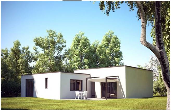 Maison cube toit ~ tazmik.com for . Maison en cube