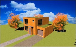 Toit terrasse R 1 3 Maison Constructeur Architecte Cube cubique carree